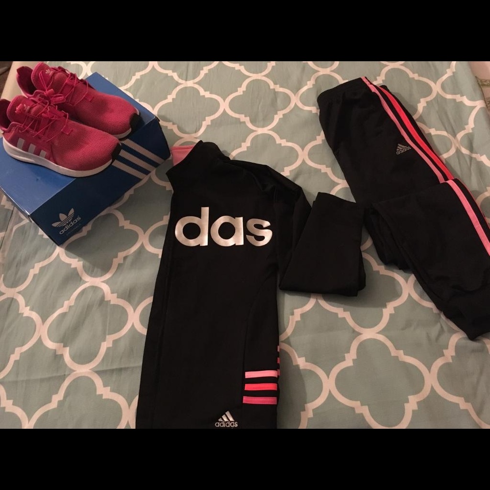 Track set including sneakers